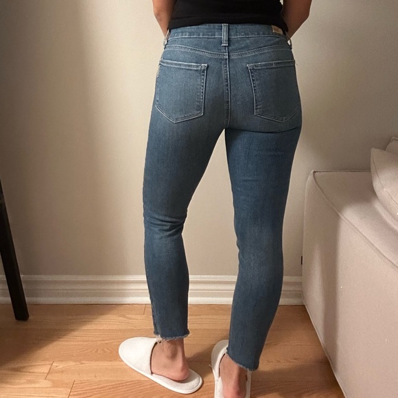 Paige skinny ankle medium wash jean size 27 - Picture 3 of 3